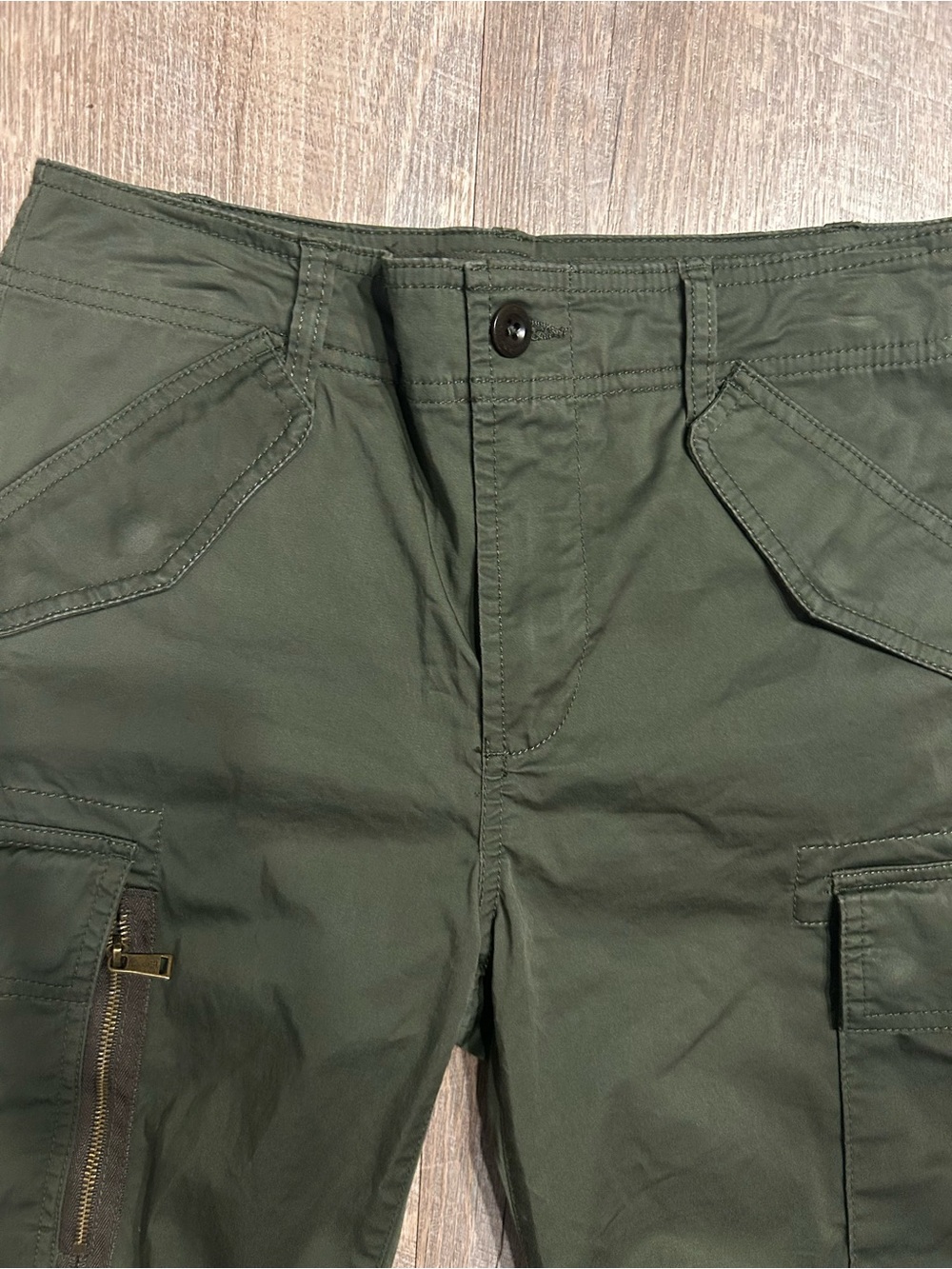 Ralph Lauren Dark Olive Green Cargo Pants - Picture 4 of 10